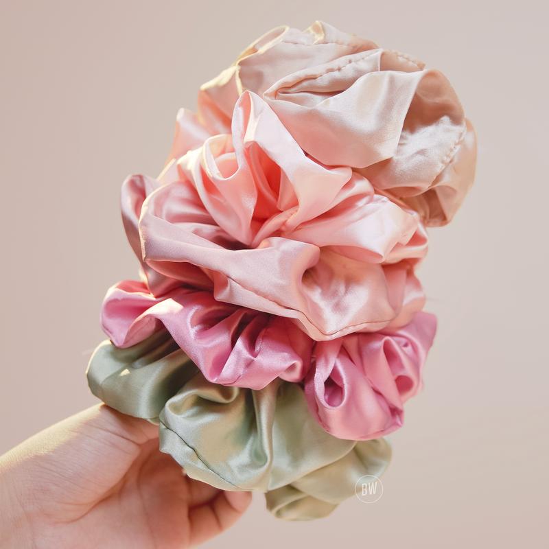 Silk Hair Scrunchies